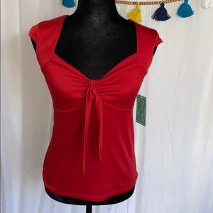 Rocksteady vintage inspired top in Red